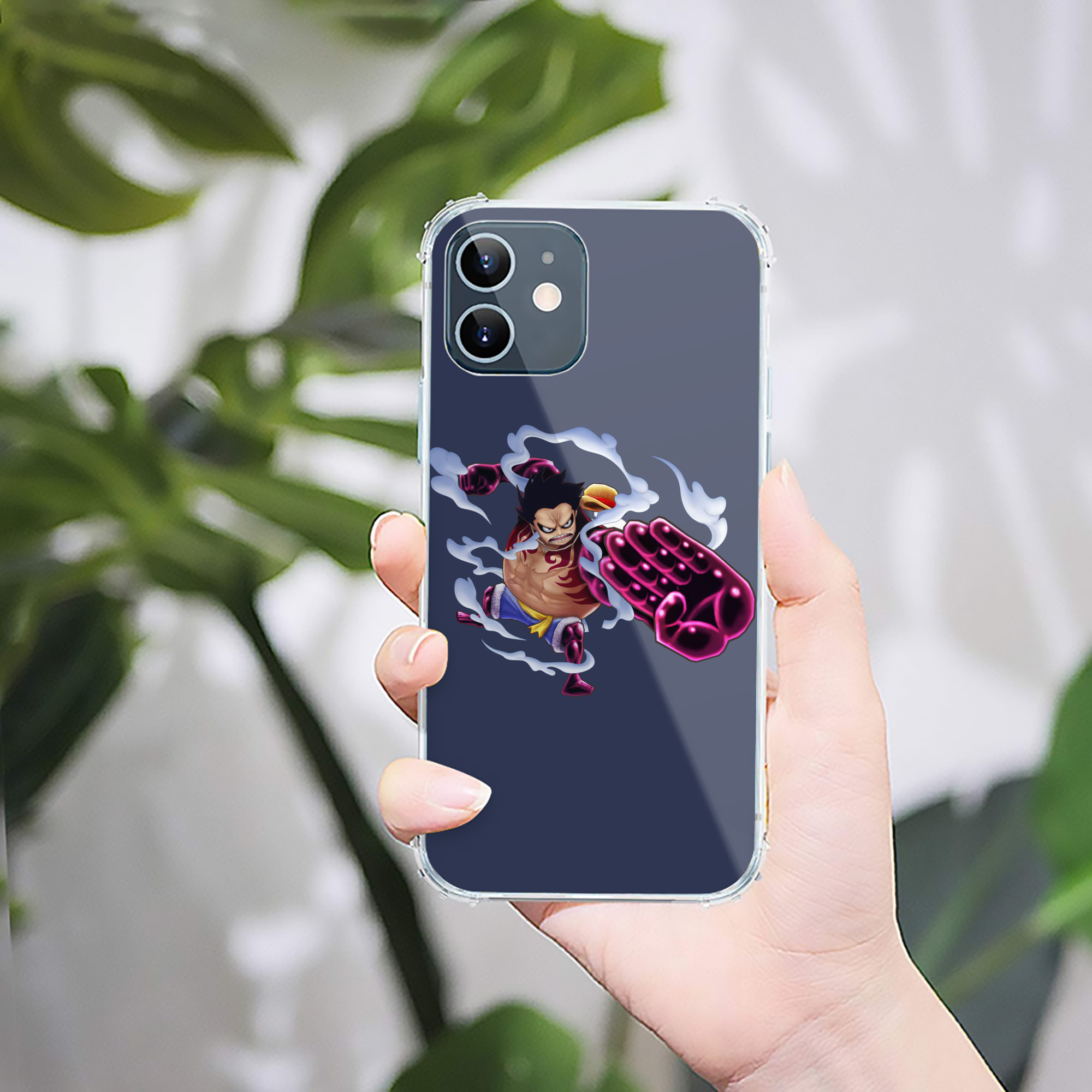 （画像用） ワンピース モンキー・D・ルフィ ONE PIECE Monkey D. Luffy 【iPhone 12シリーズ対応】透明スマホケース（クリアソフトケース）